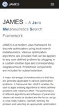 Mobile Screenshot of jamesframework.org
